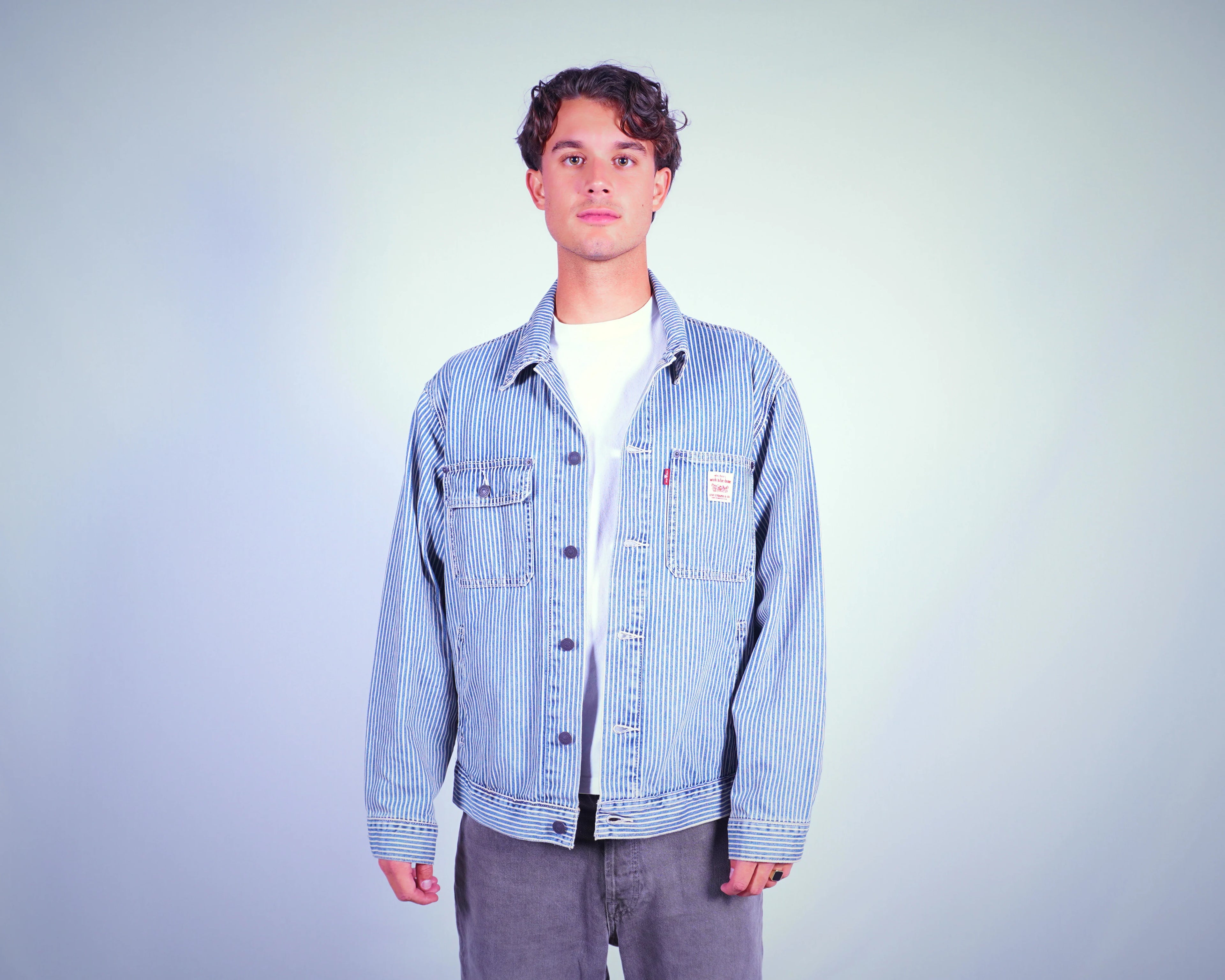 Levi's Blue Chore Jacket M