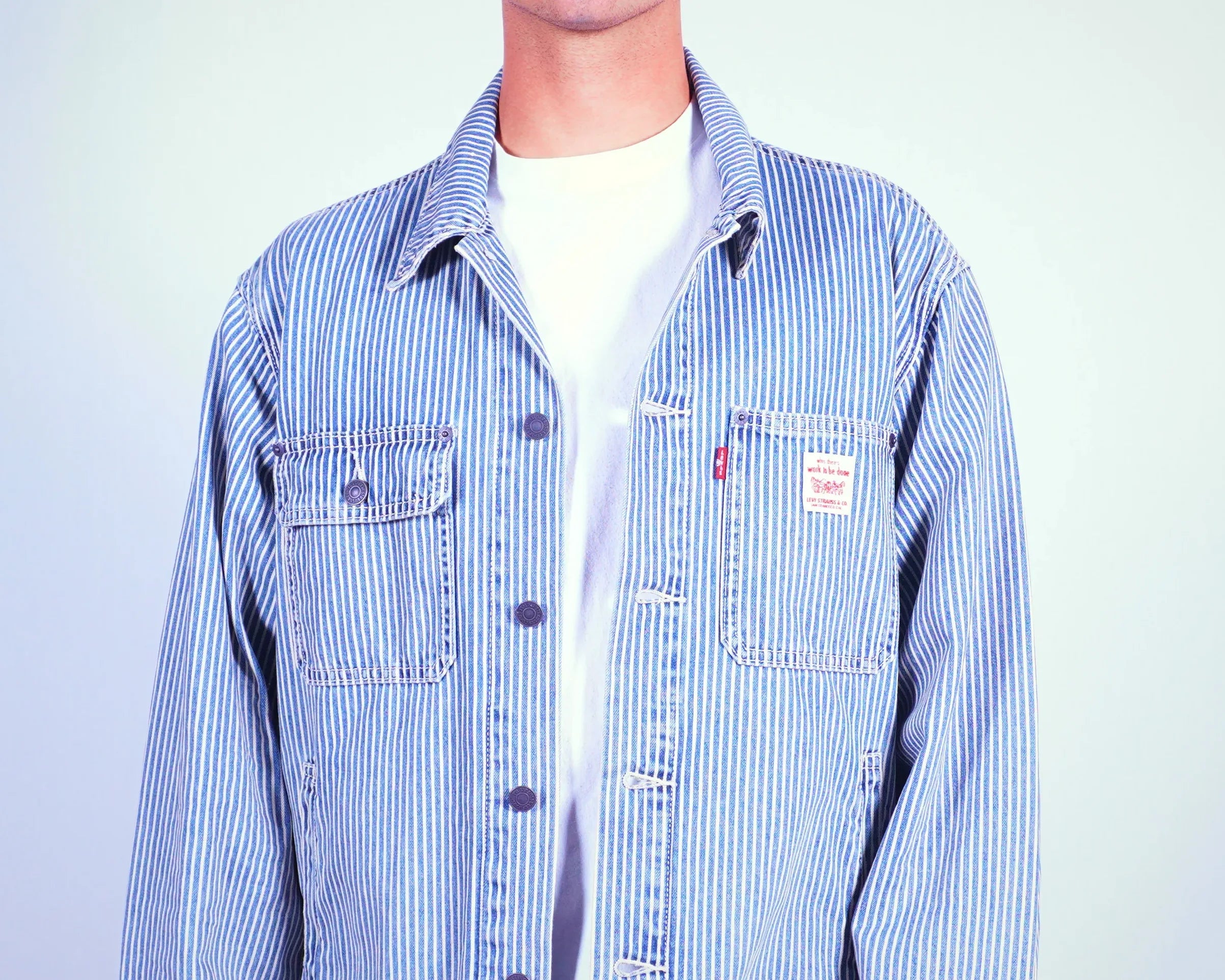 Levi's Blue Chore Jacket M