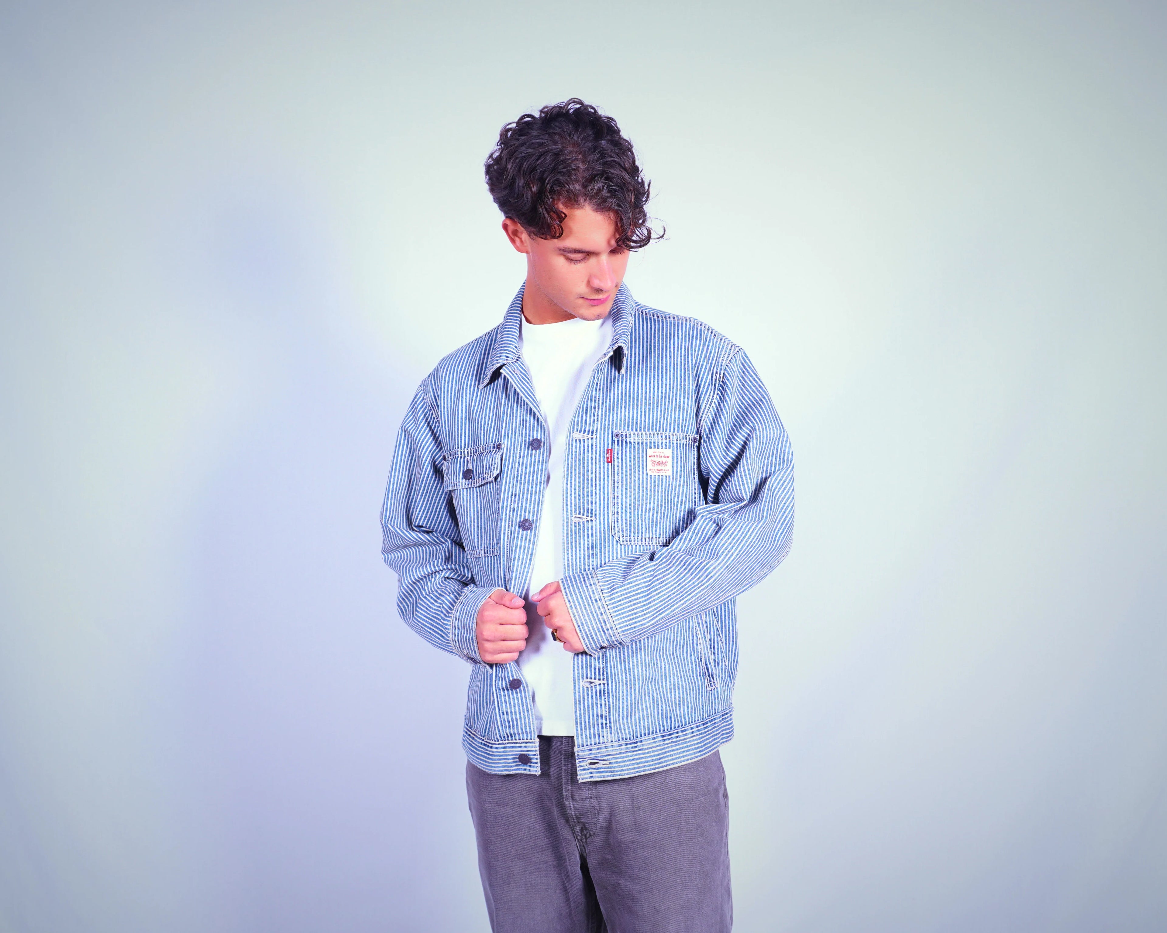 Levi's Blue Chore Jacket M