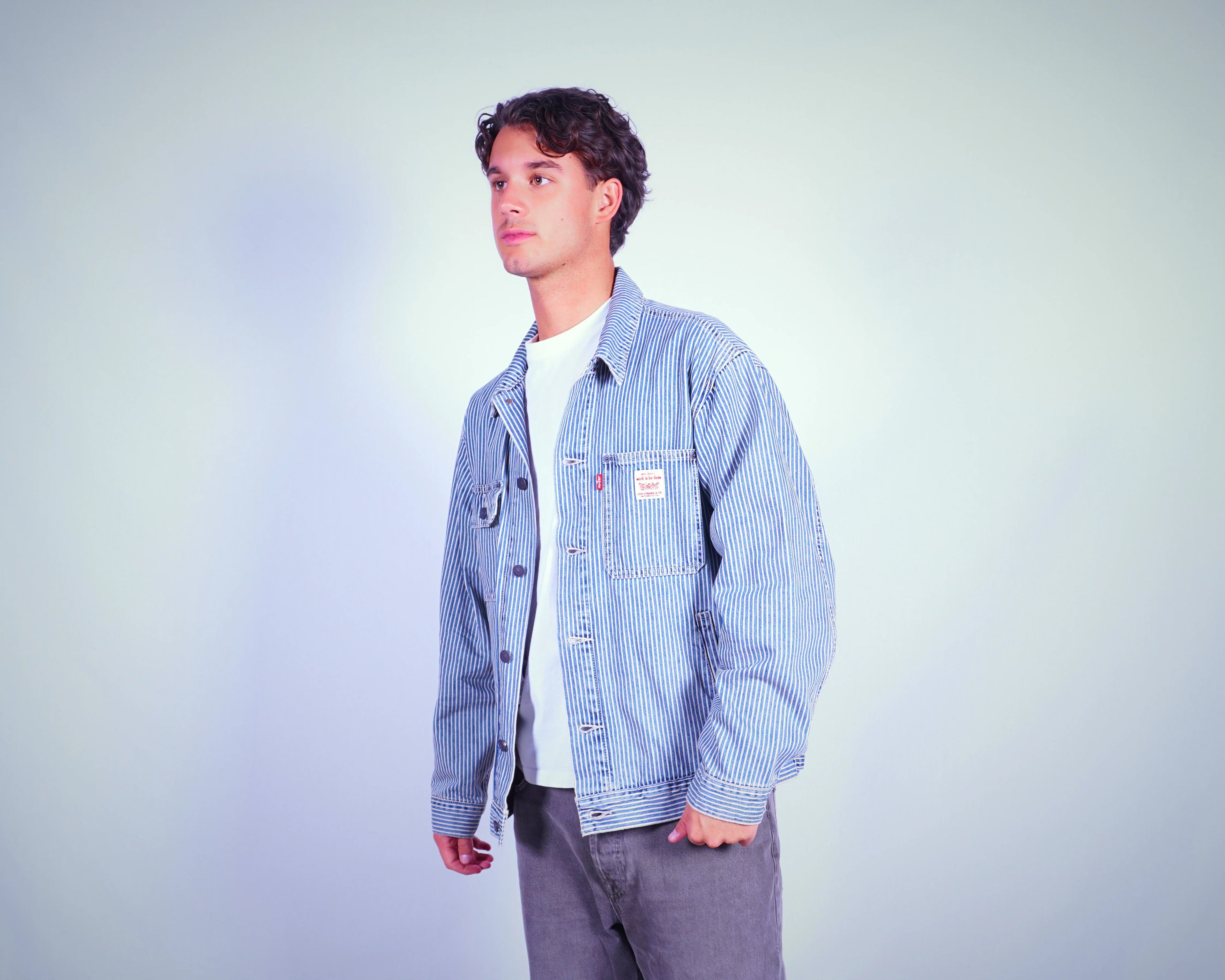Levi's Blue Chore Jacket M