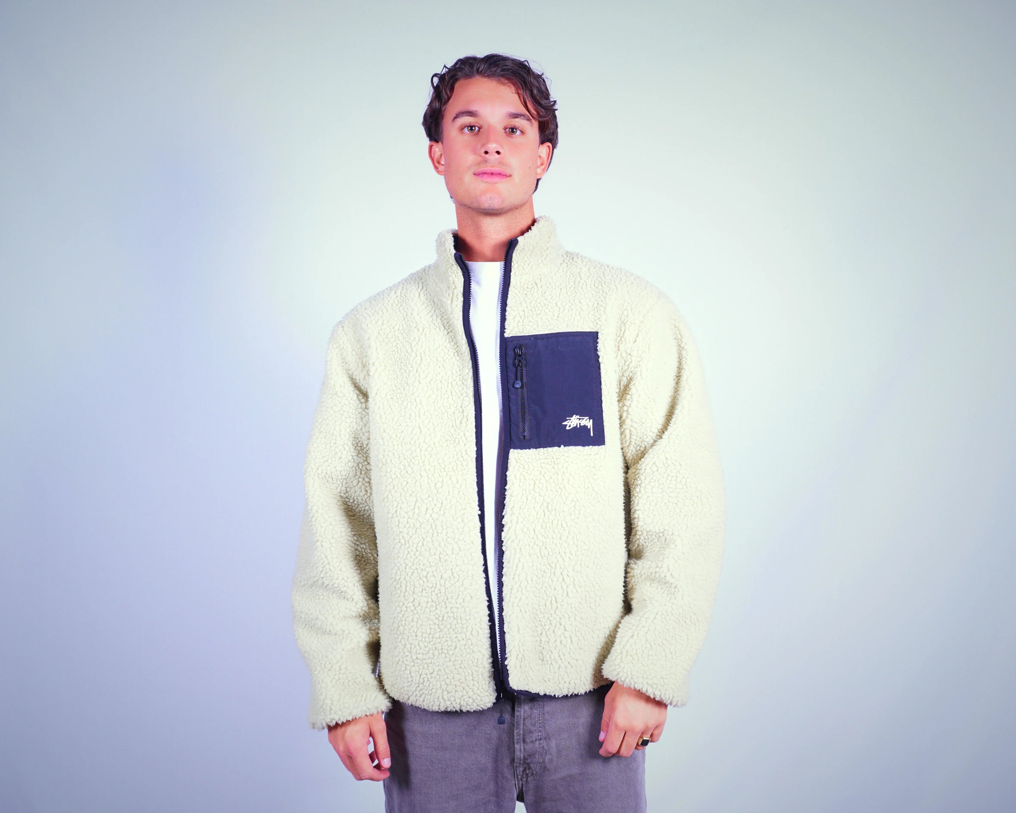 Stussy Beige Jacket M