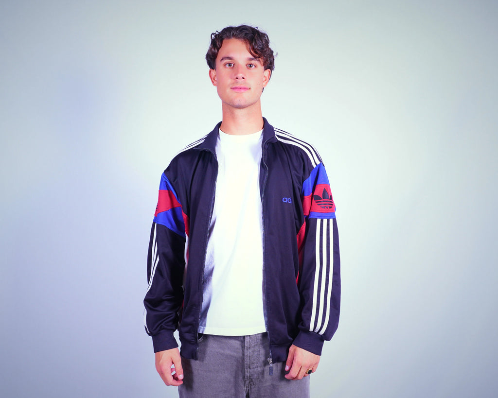 Adidas Black Track Jacket L