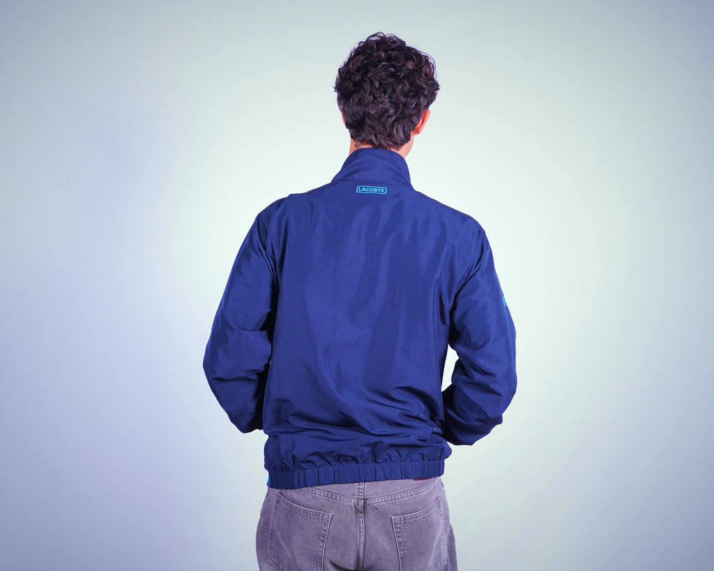 Lacoste Blue Windbreaker Jacket M
