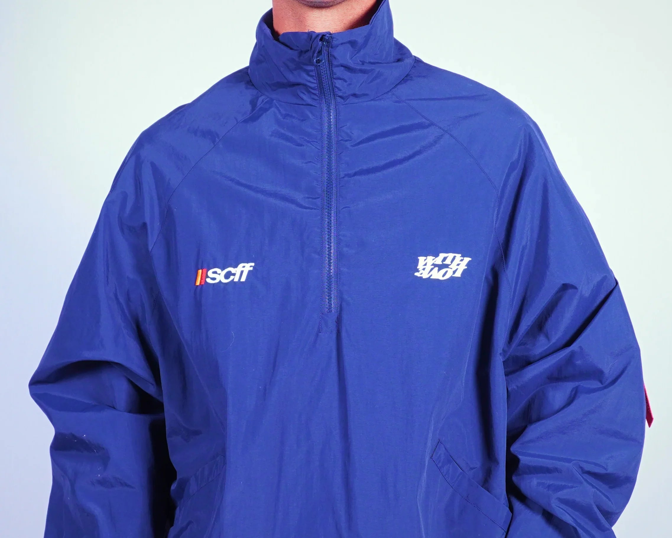 Scuffers Blue Windbreaker Jacket L