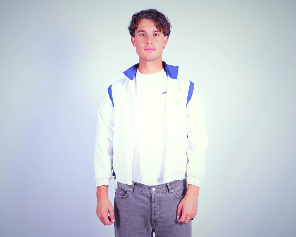 Nike White Track Jacket XS