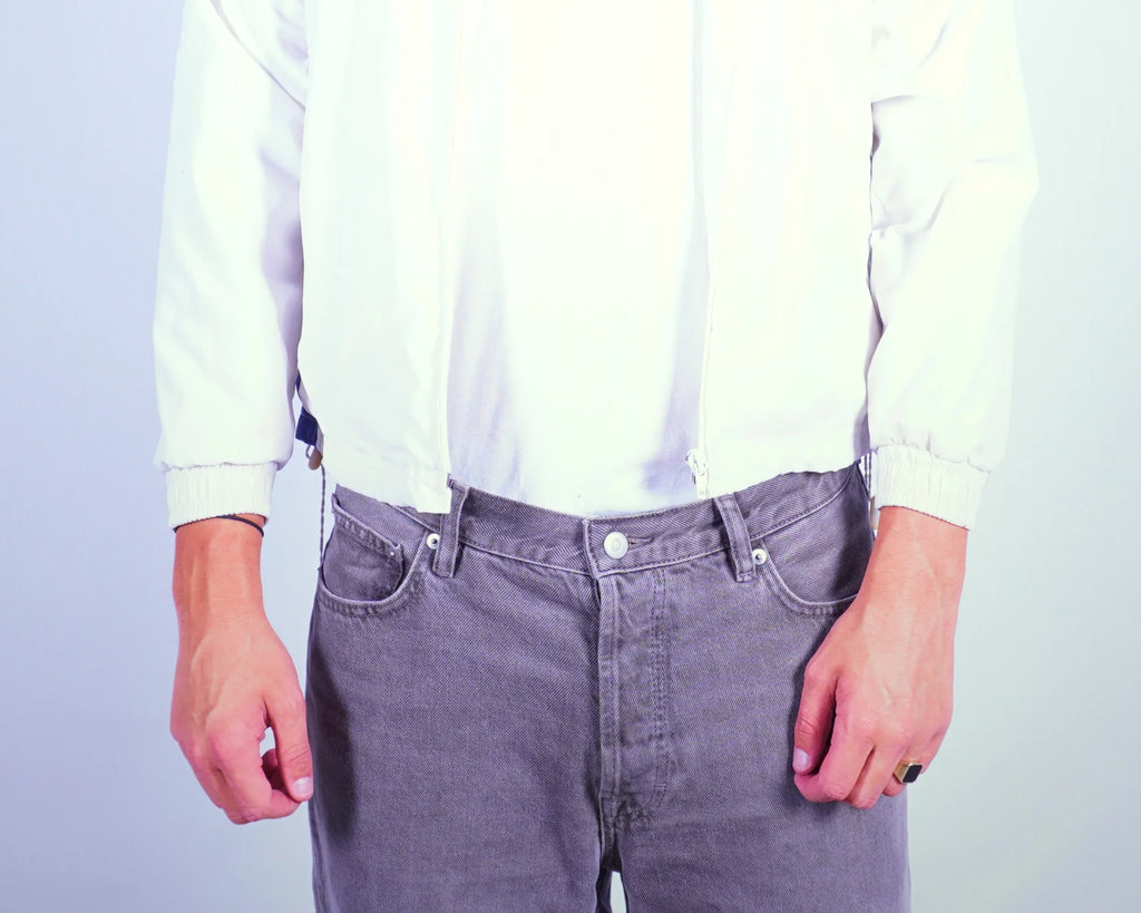 Nike White Track Jacket XS