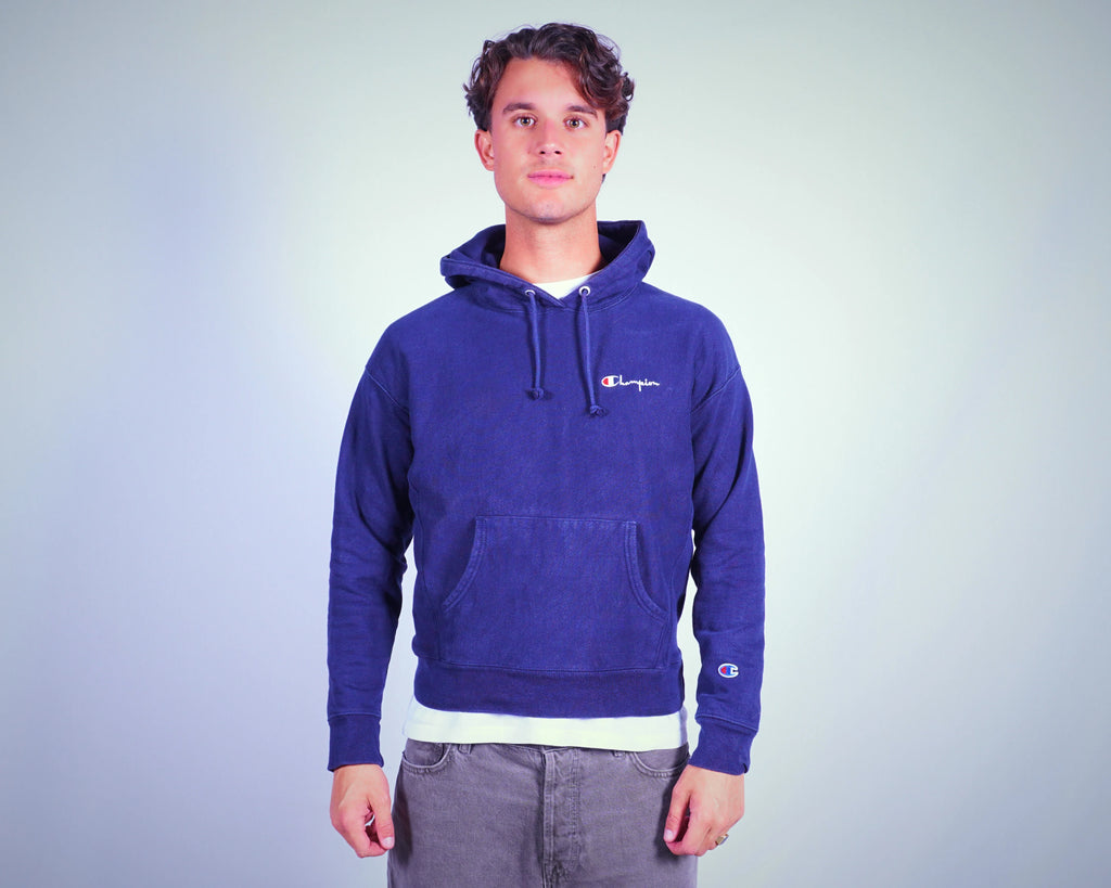 Champion Navy Hoodie S