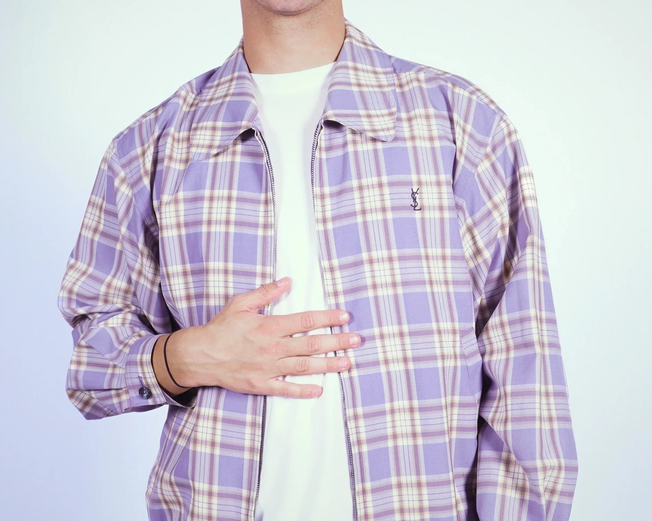 Yves Sain Laurent Purple Jacket m