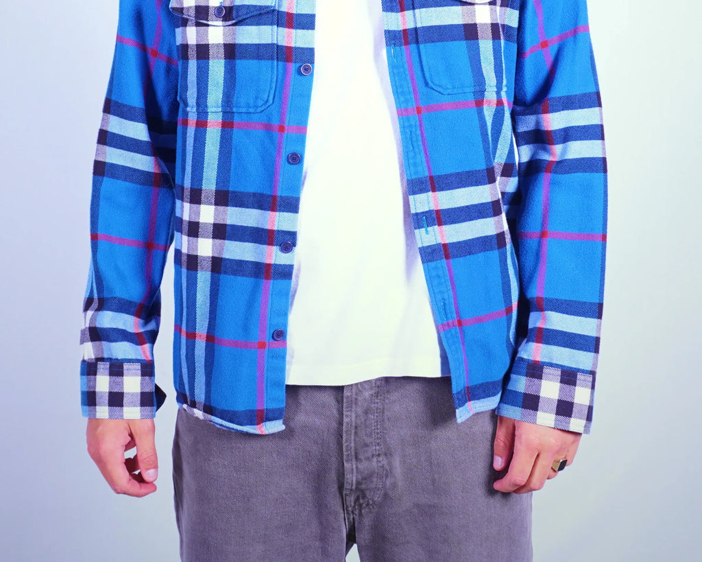 Burberry Blue Button-up Shirt M