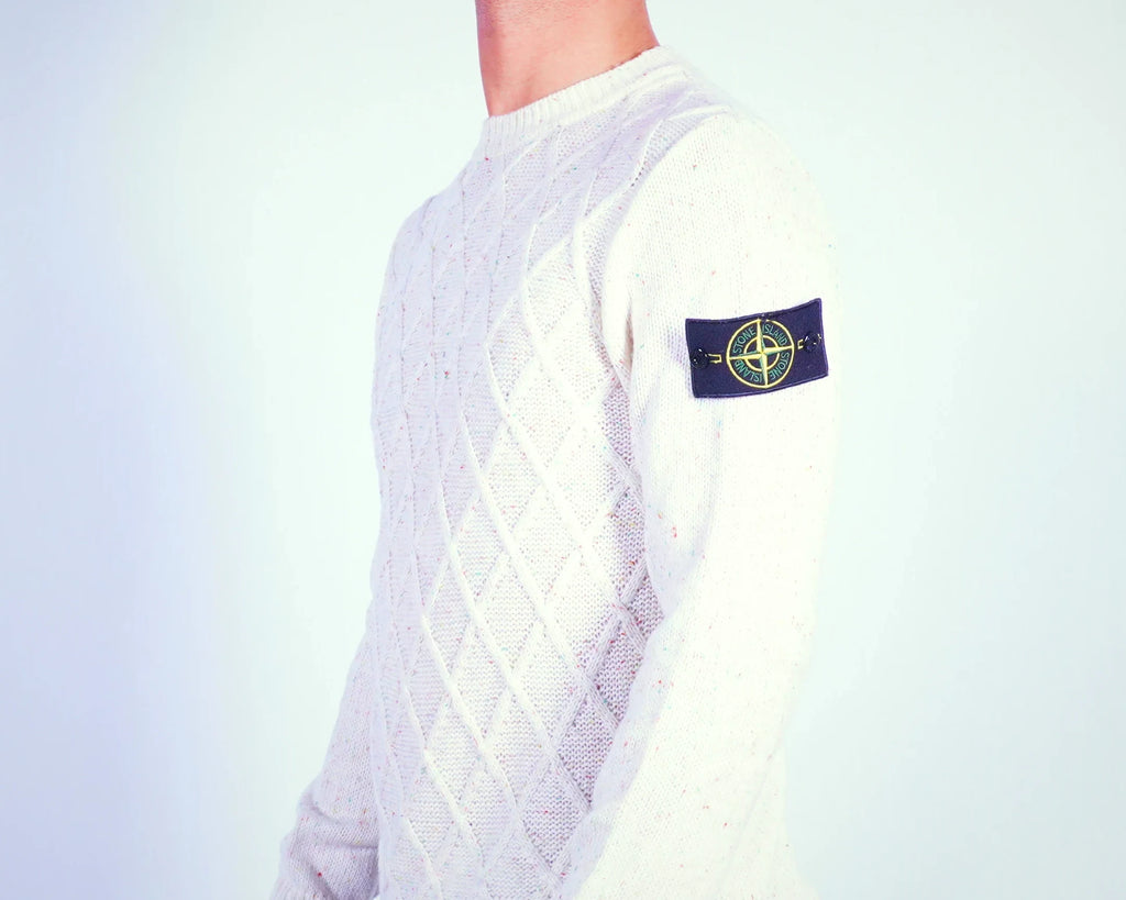 Stone Island White Sweater M