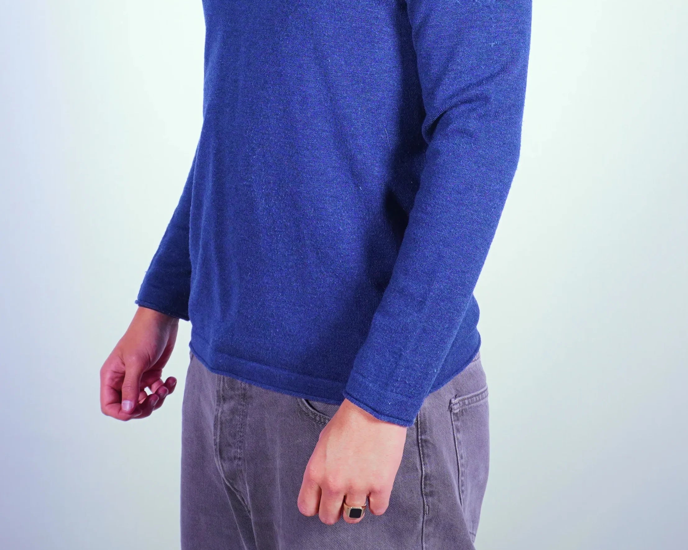 Stone Island Blue Long Sleeve T-shirt M