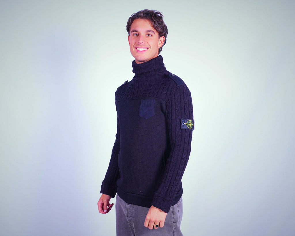Stone Island Black Sweater S