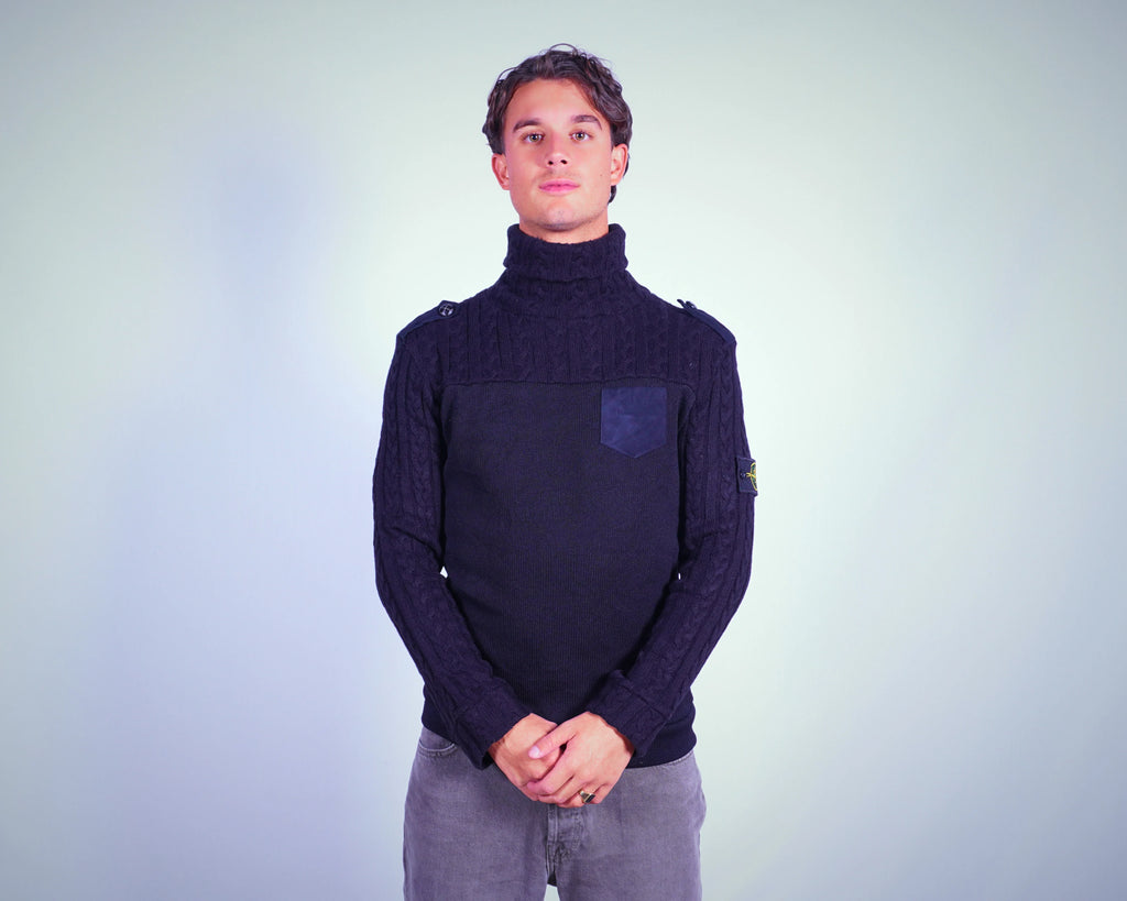 Stone Island Black Sweater S