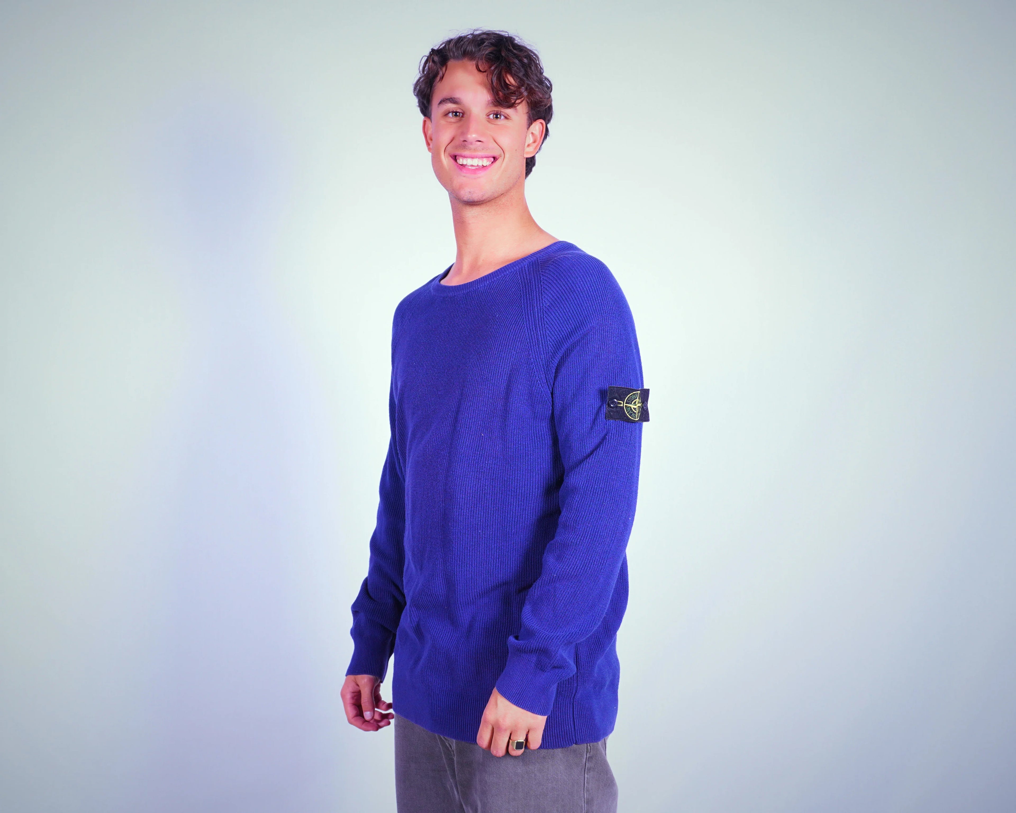 Stone Island Blue Sweater M