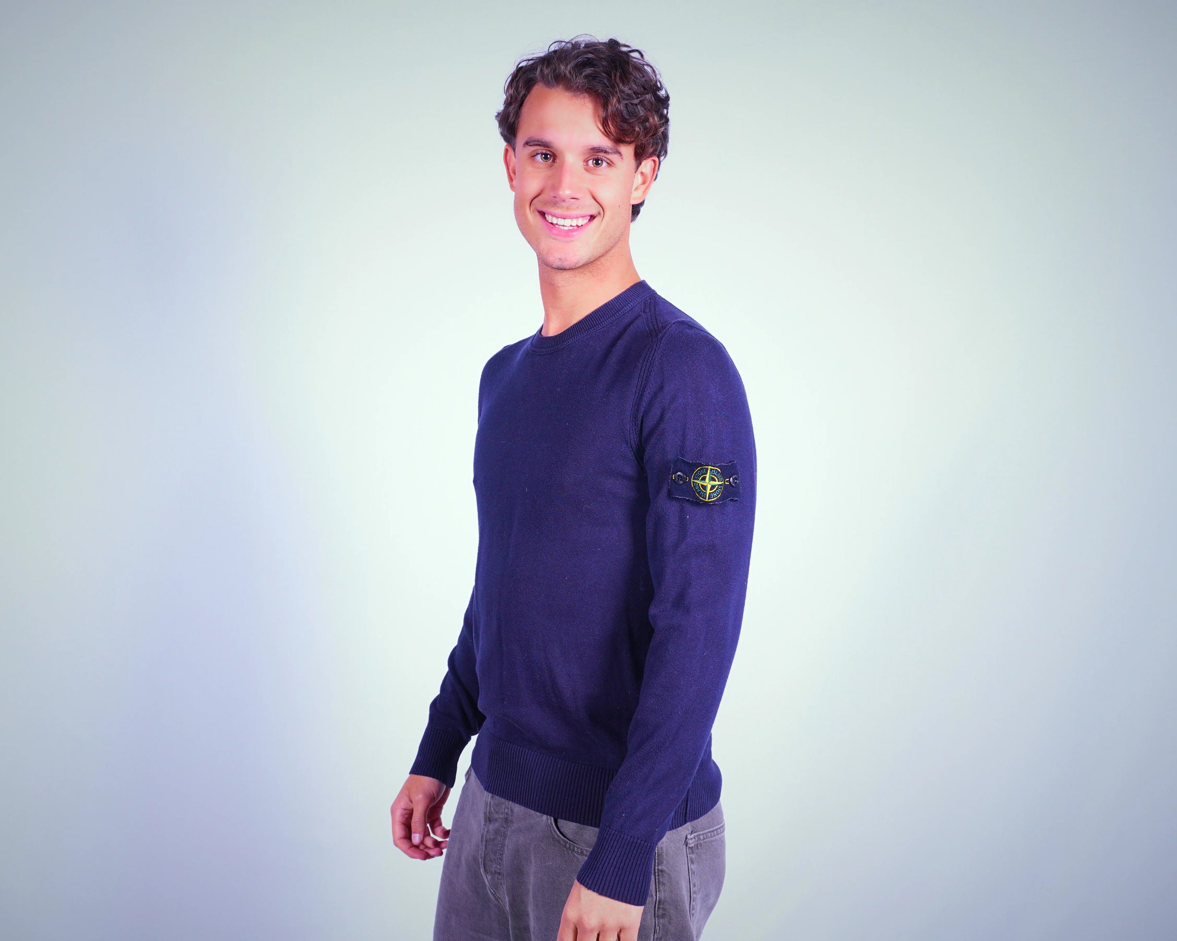 Stone Island Navy Jumper S