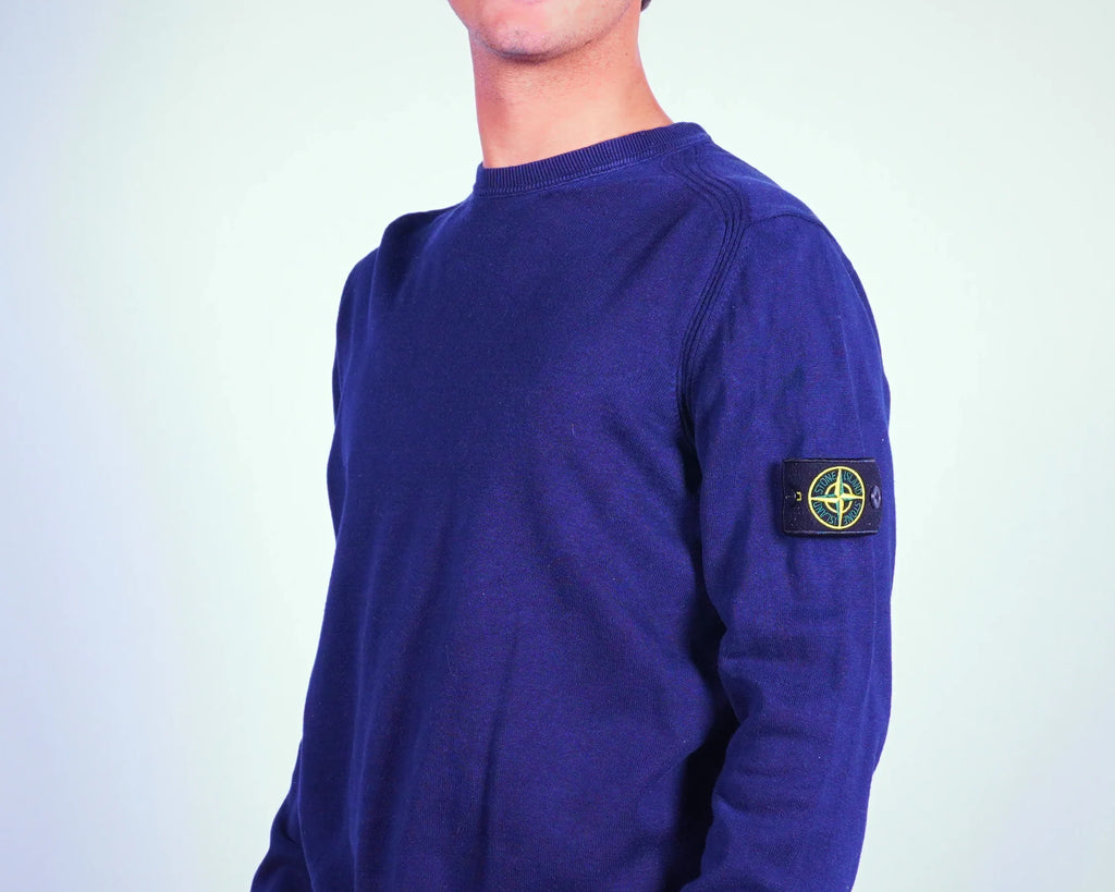 Stone Island Navy Sweater M