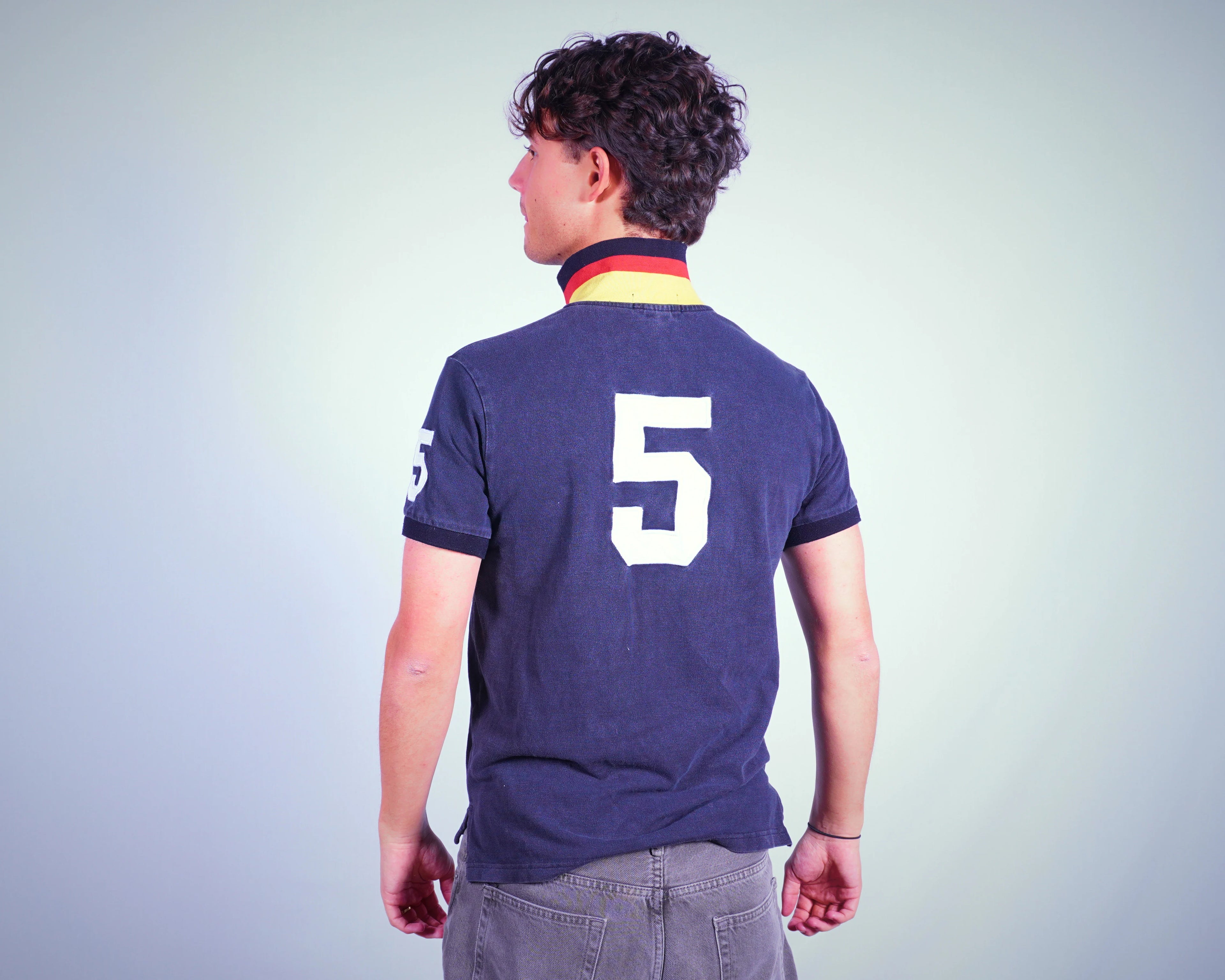 Ralph Lauren Navy Chief keef Polo shirt S