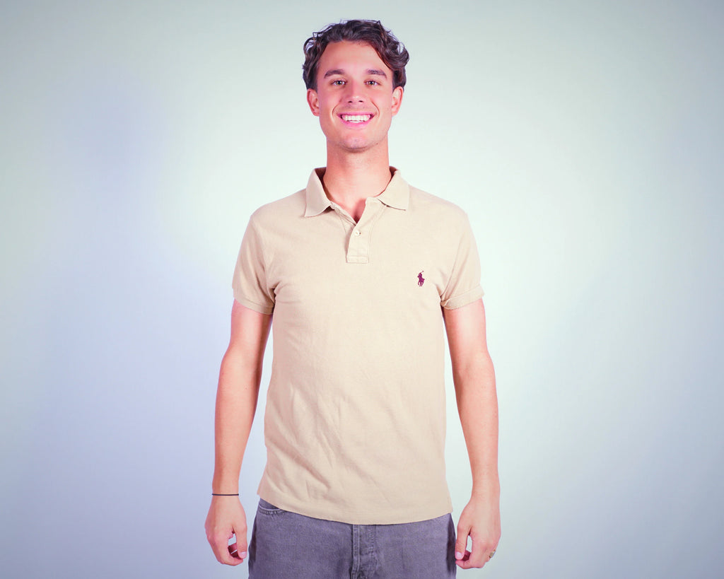 Ralph Lauren Beige Polo Shirt S