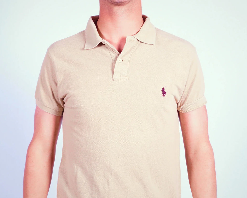 Ralph Lauren Beige Polo Shirt S