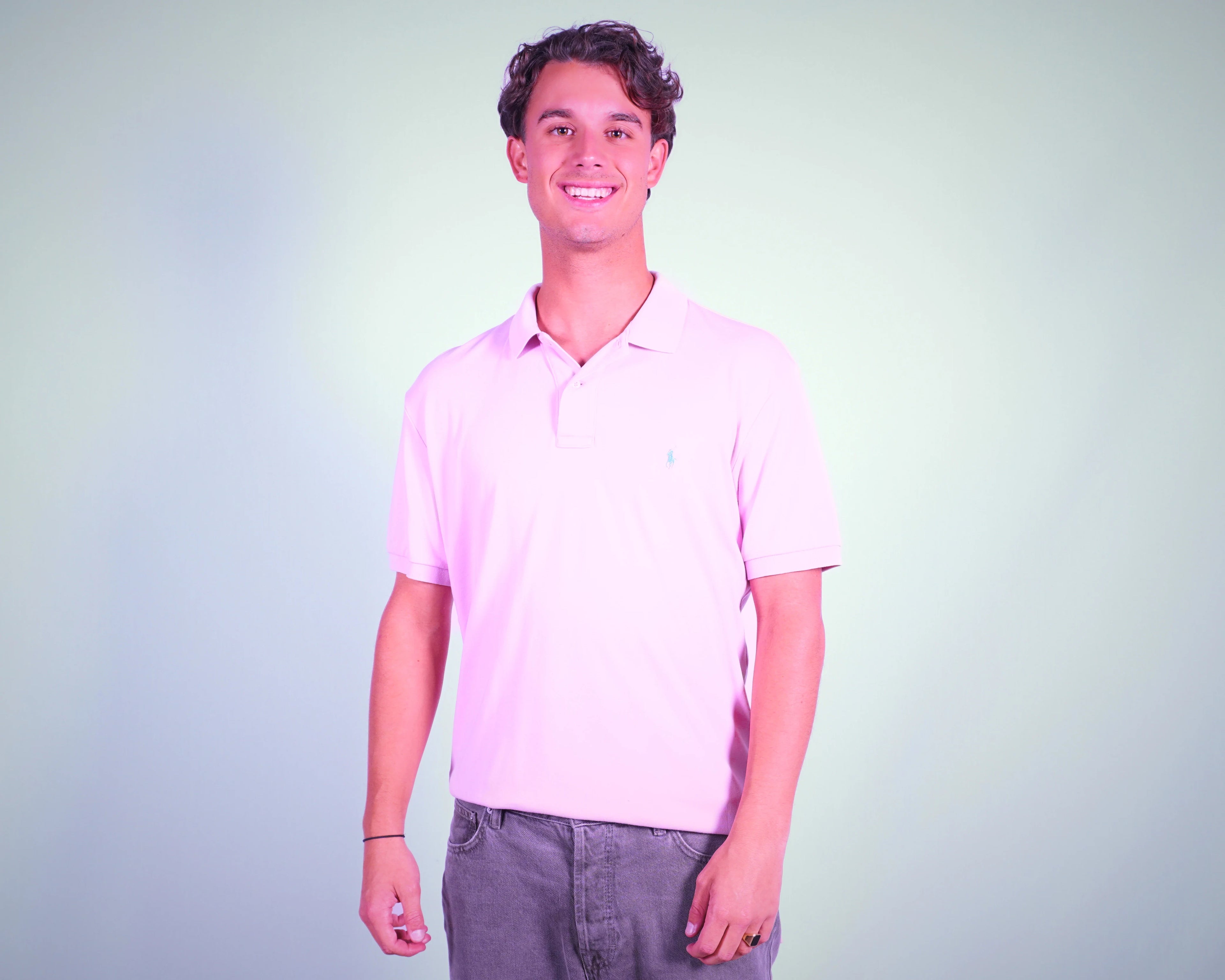 Ralph Lauren Pink Polo Shirt M
