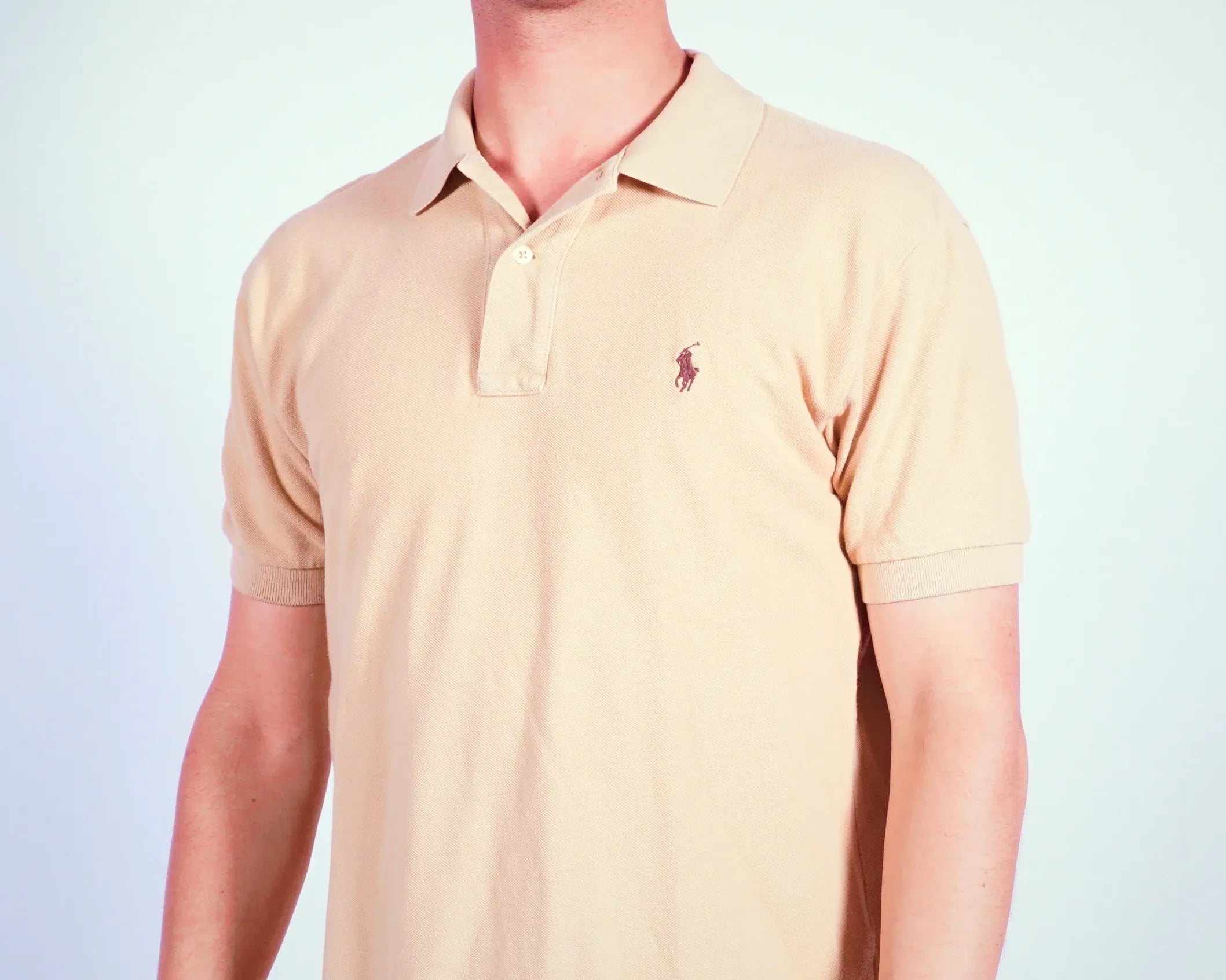 Ralph Lauren Beige Polo Shirt M