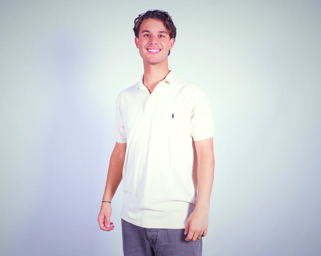 Ralph Lauren White Polo Shirt M
