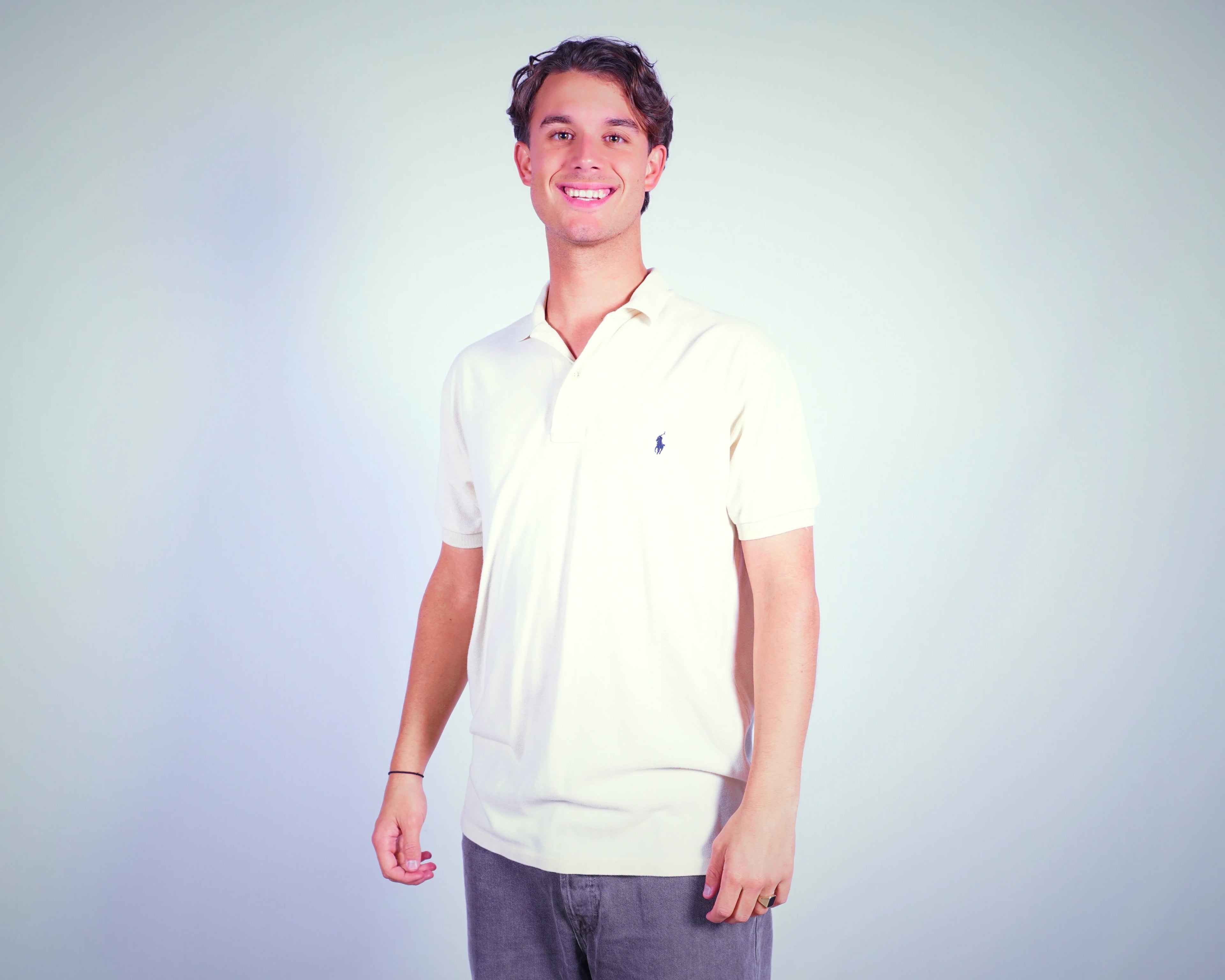Ralph Lauren White Polo Shirt M