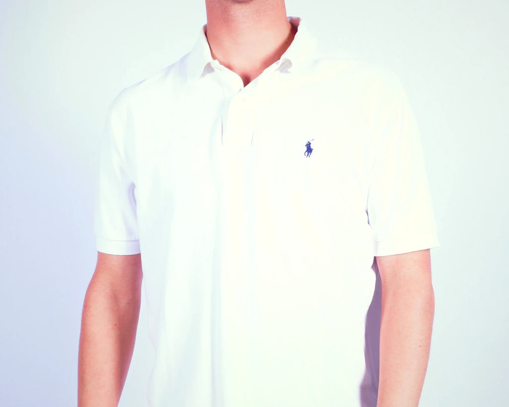 Ralph Lauren White Polo Shirt M