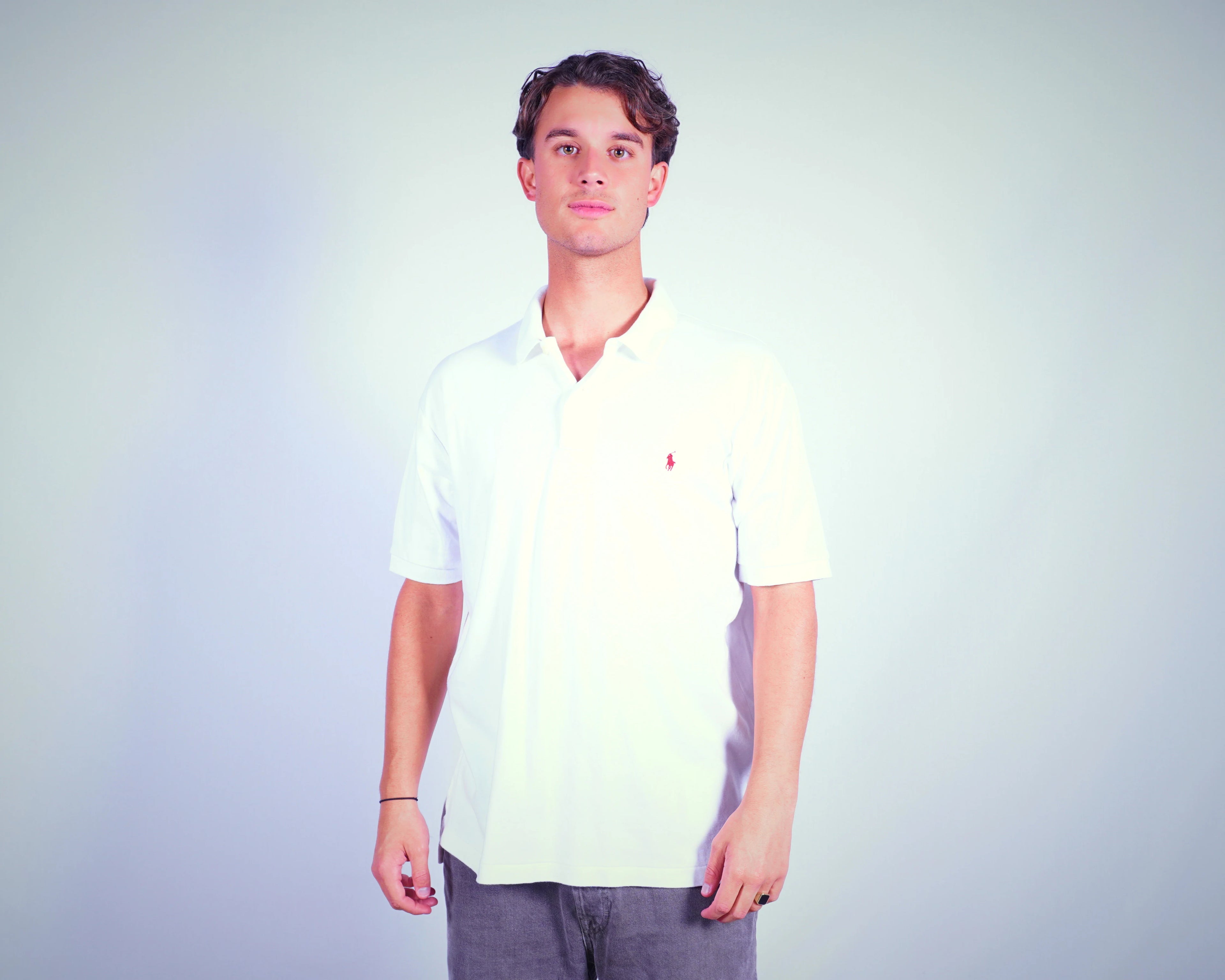 Ralph Lauren White Polo Shirt M