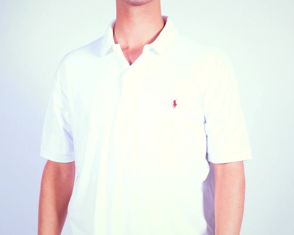 Ralph Lauren White Polo Shirt M