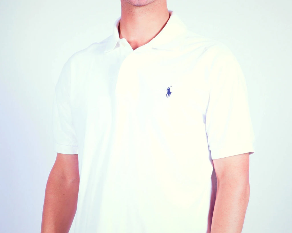 Ralph Lauren White Polo Shirt M