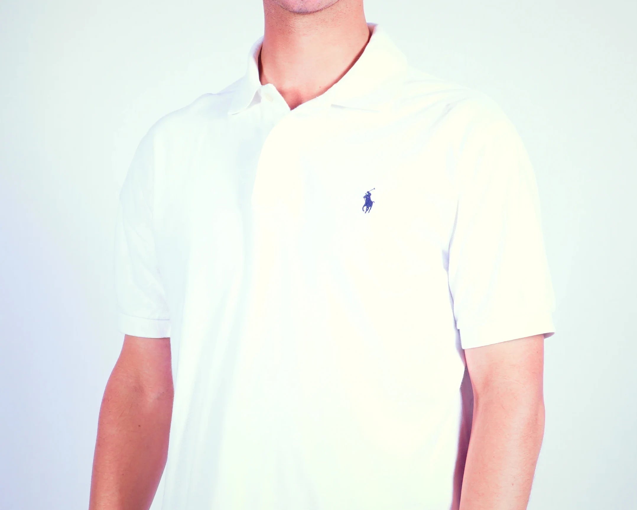 Ralph Lauren White Polo Shirt M