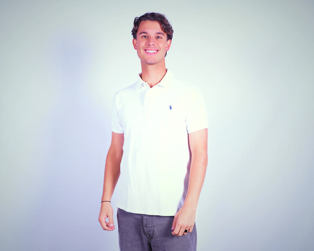 Ralph Lauren White Polo Shirt S