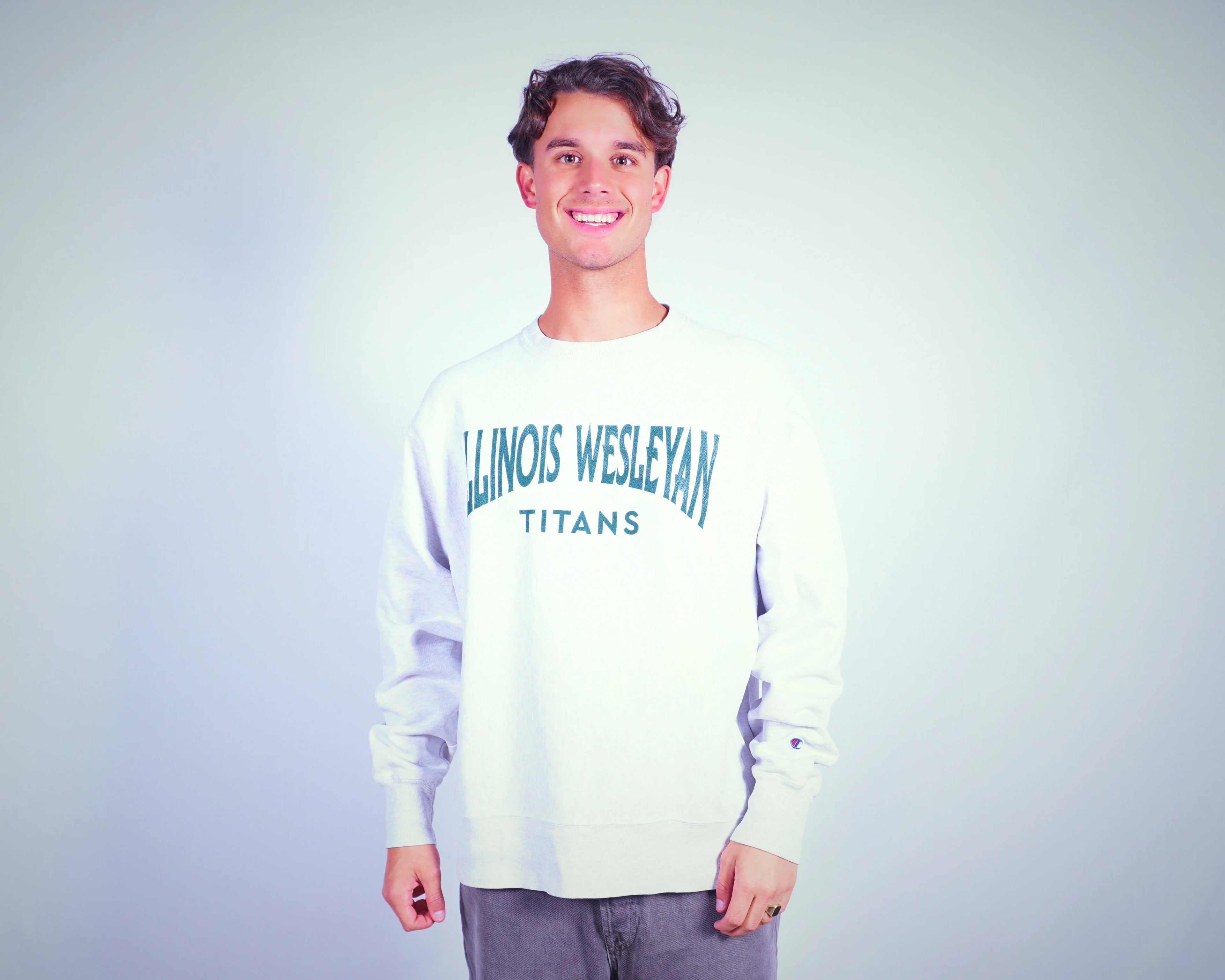 Champion White Sweatshirt L