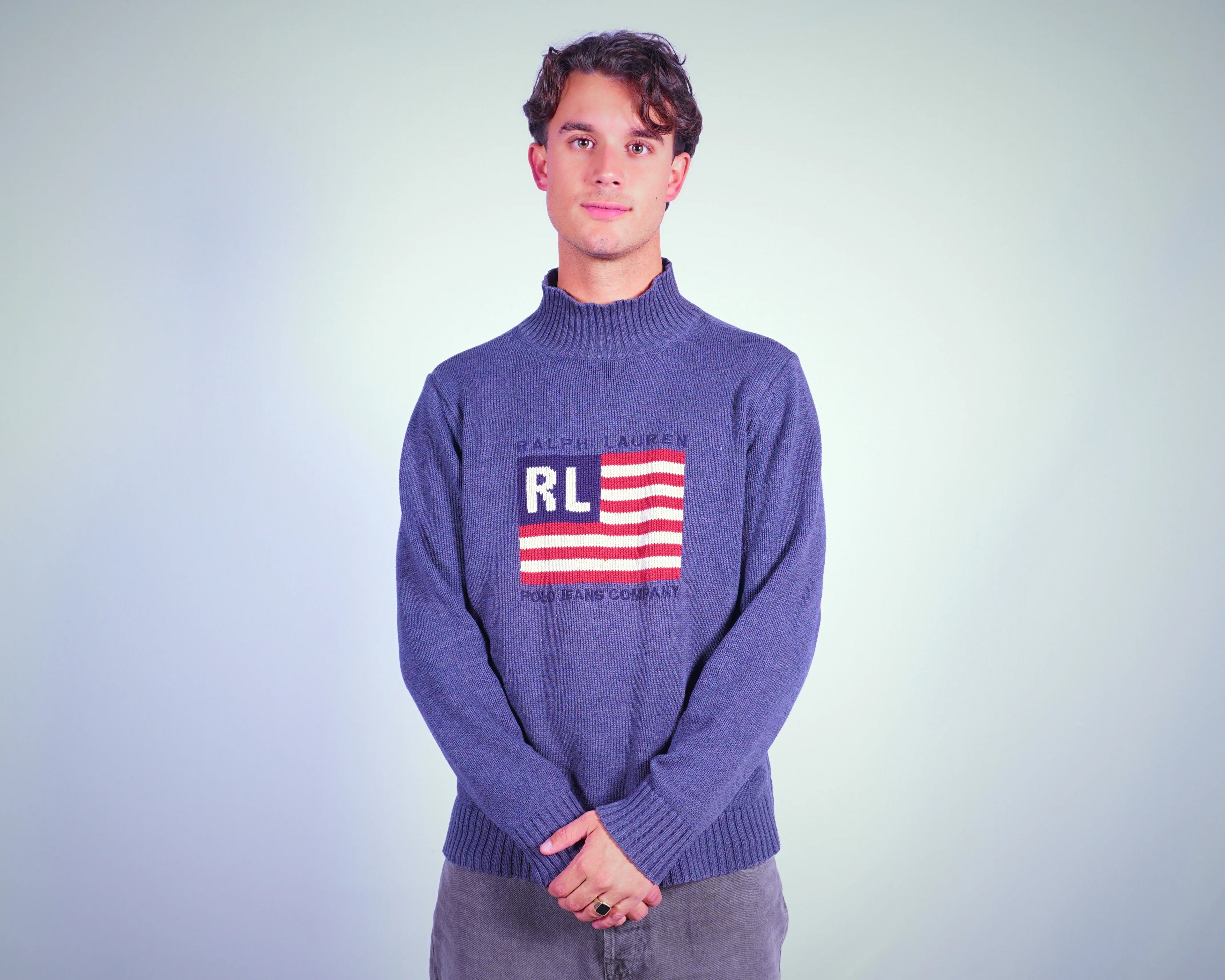 Ralph Lauren Blue Sweater M