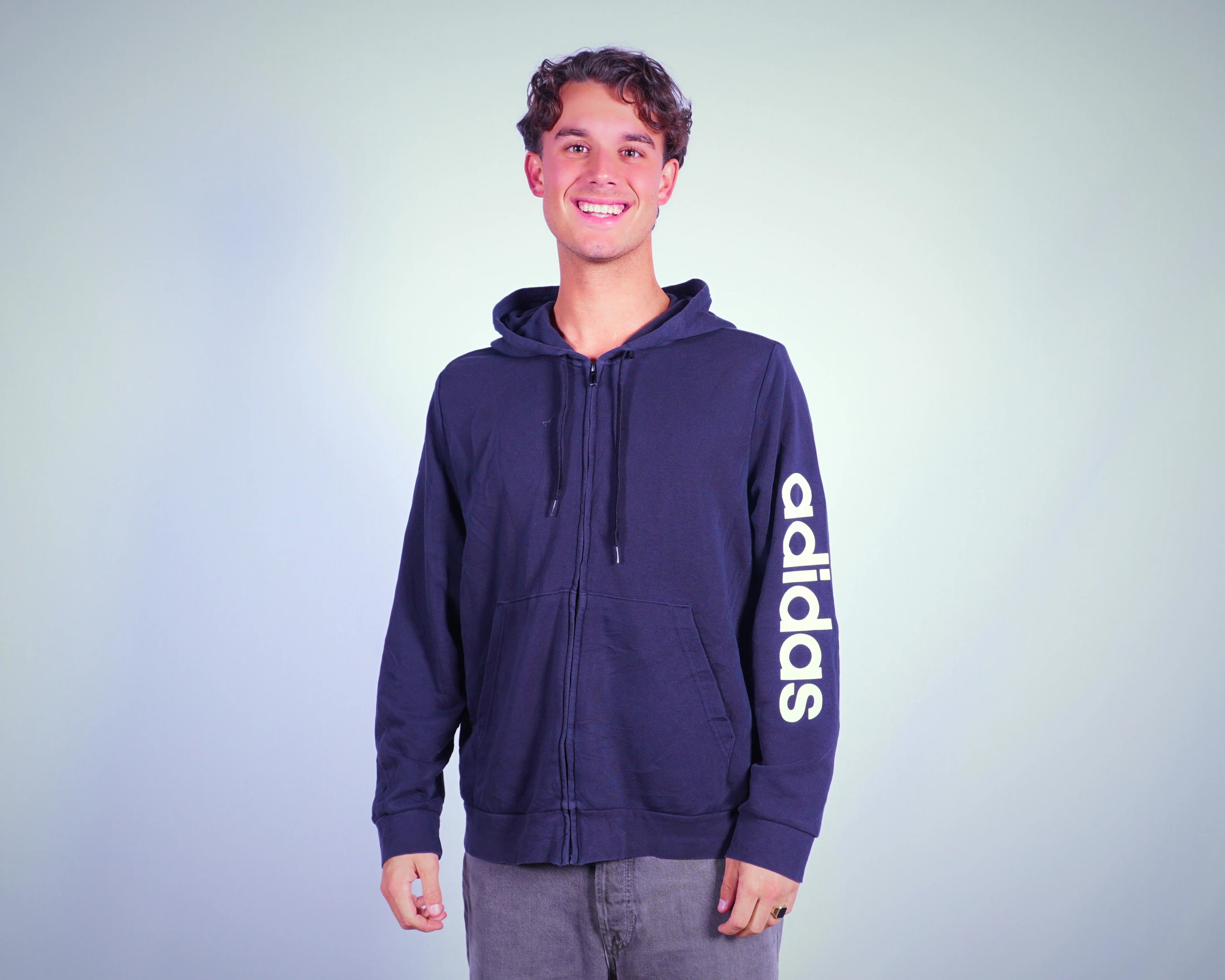 Adidas Black Hoodie M