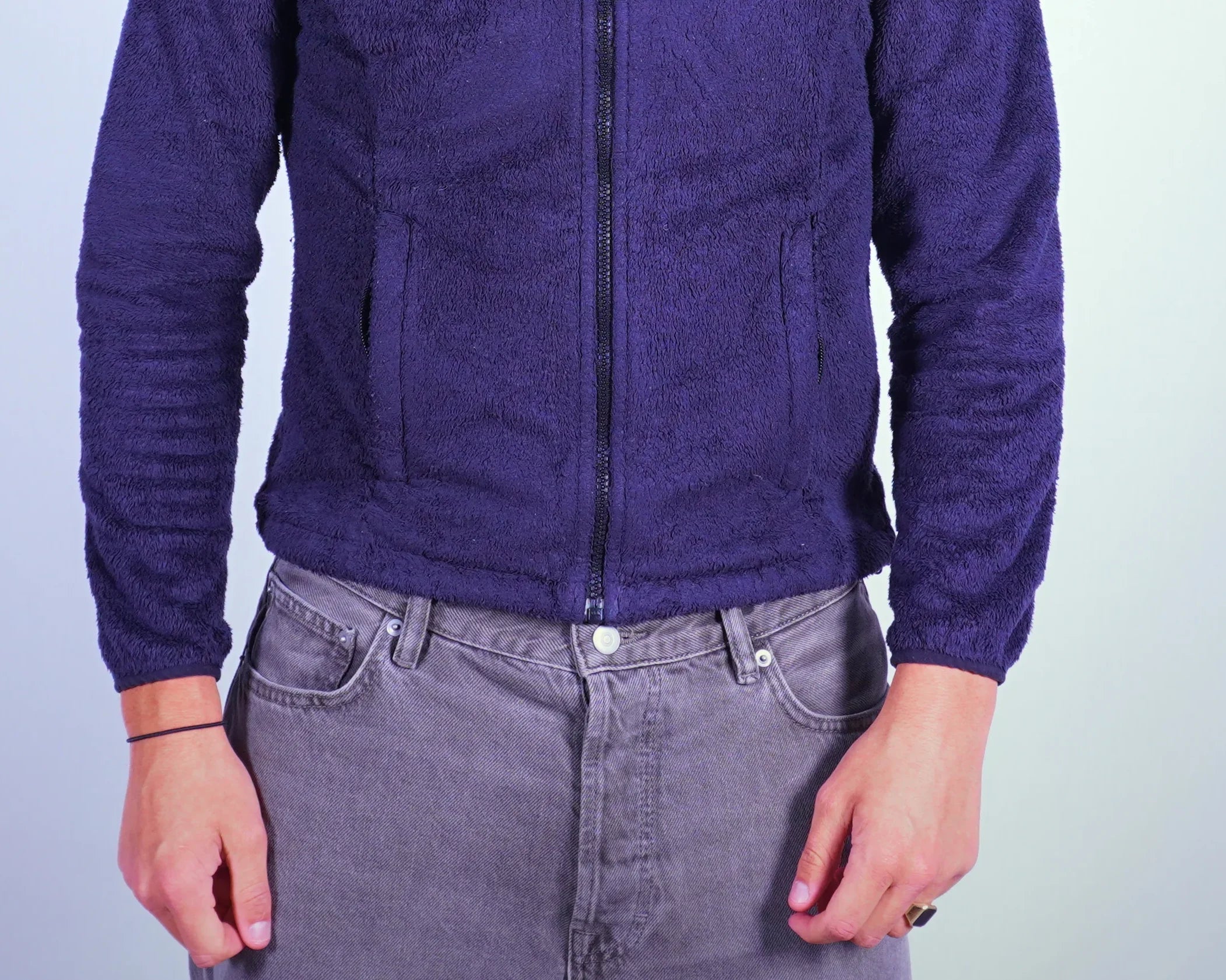 The North Face Navy Fleece Jacket XS