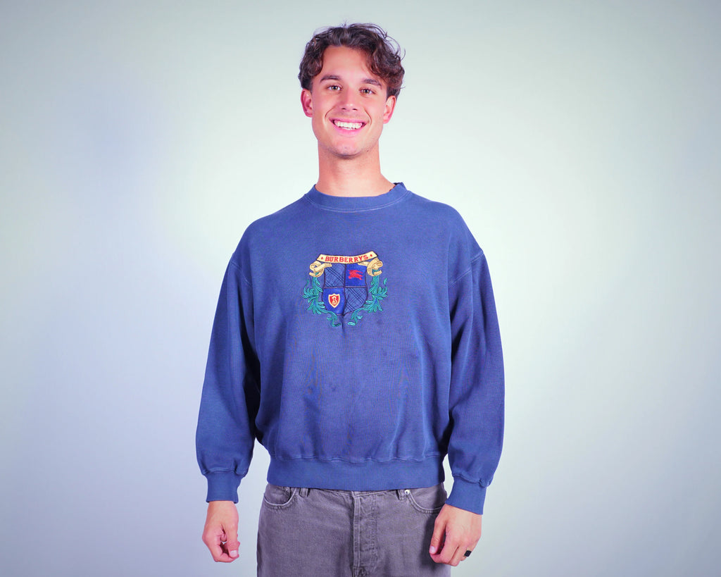 Burberry Blue Sweatshirt S