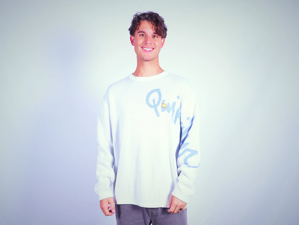 Quicksilver White Sweater L