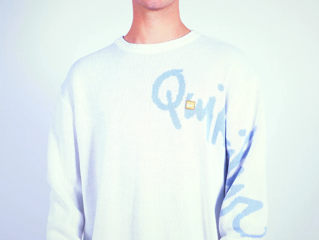 Quicksilver White Sweater L