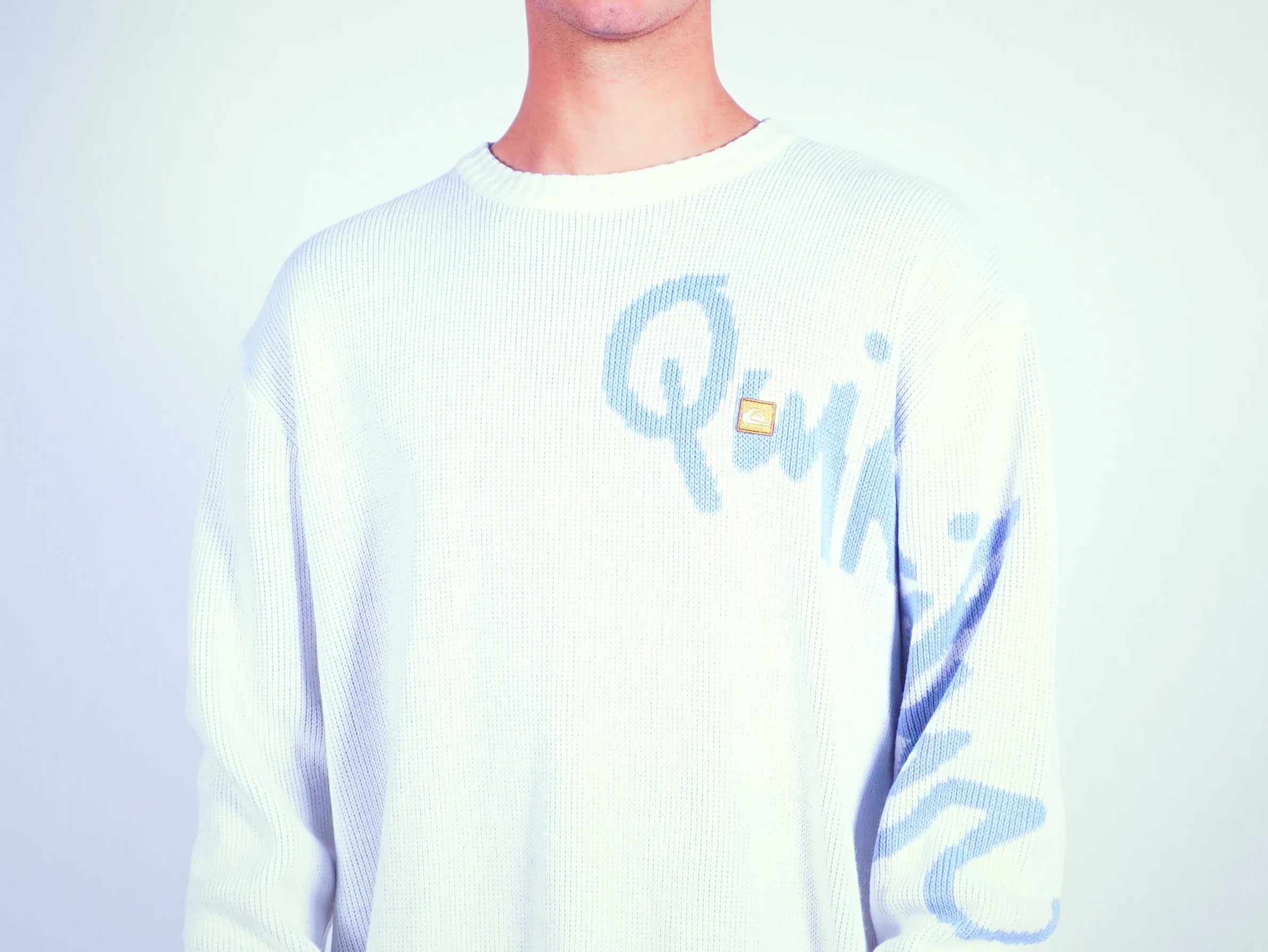 Quicksilver White Sweater L