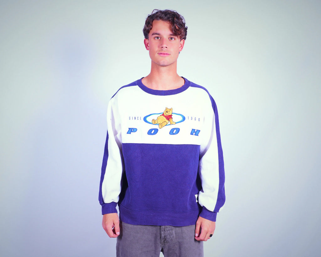 Disney Blue Crewneck Sweatshirt M