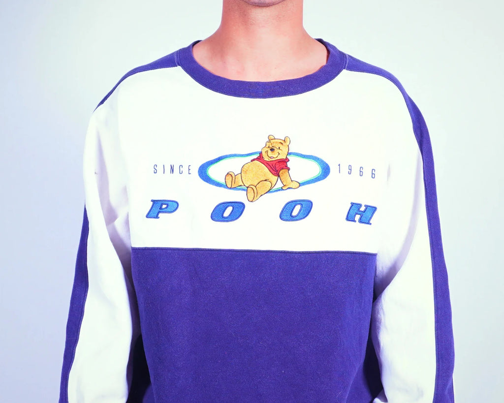 Disney Blue Crewneck Sweatshirt M