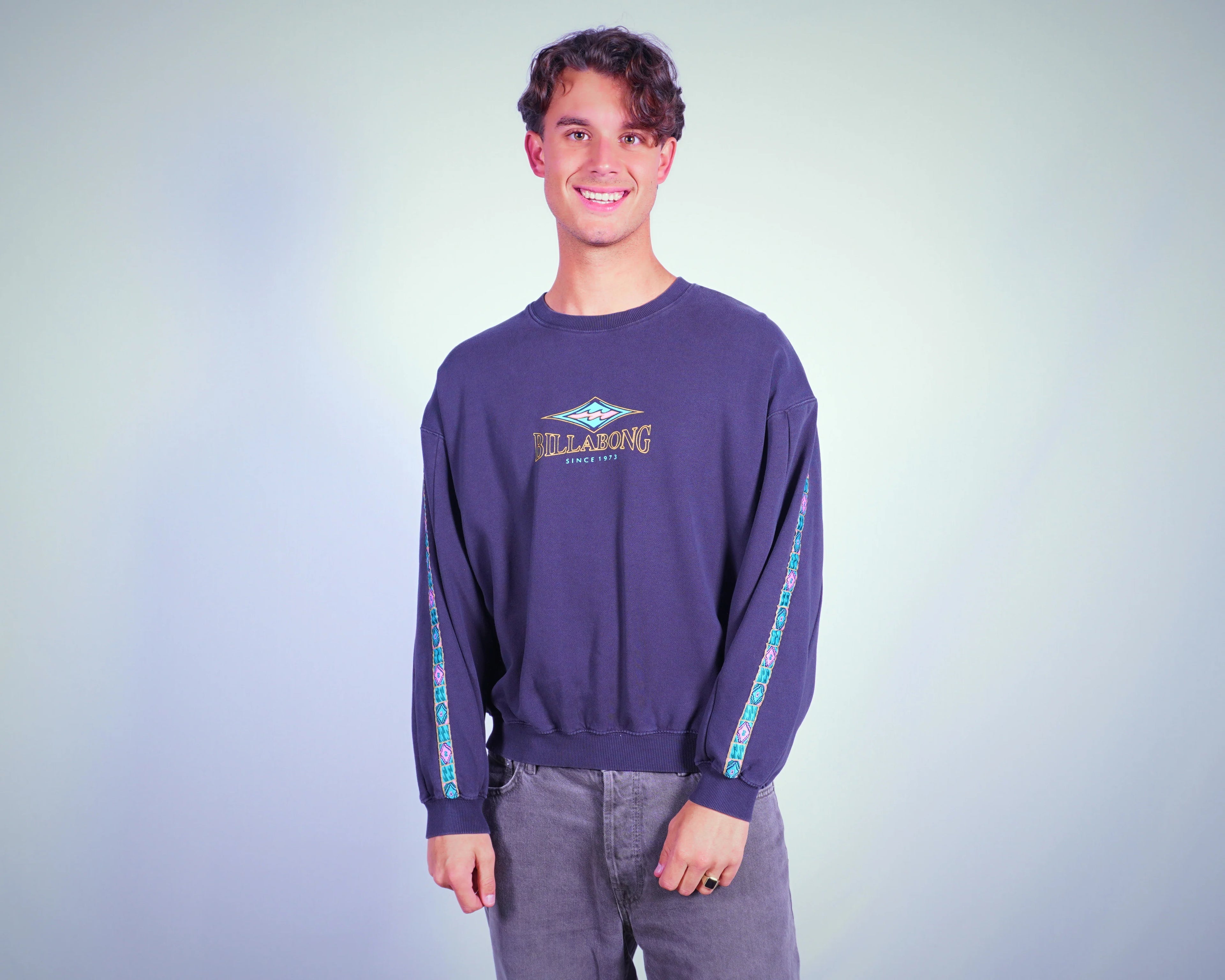 Billabong Blue Sweatshirt S