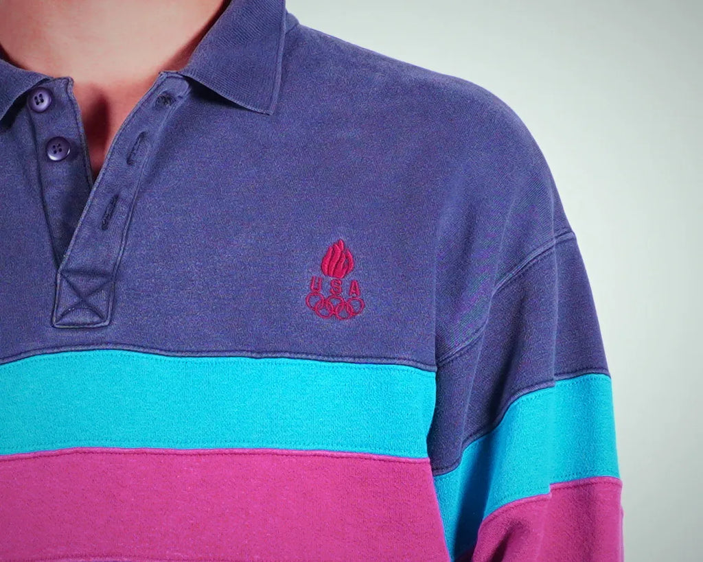 Olympics Blue Rugby Sweater L