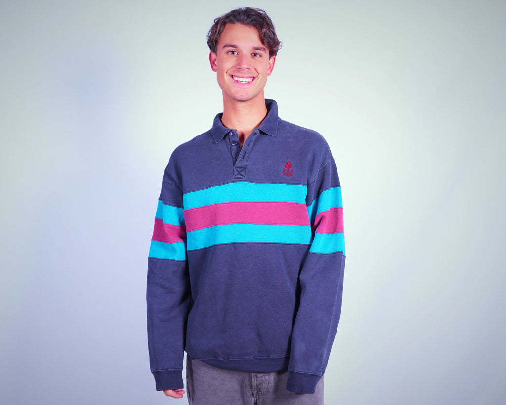 Olympics Blue Rugby Sweater L