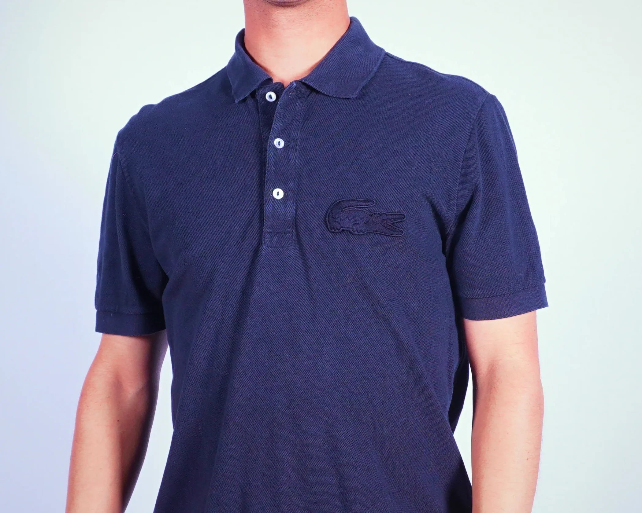 Lacoste Navy Polo Shirt M