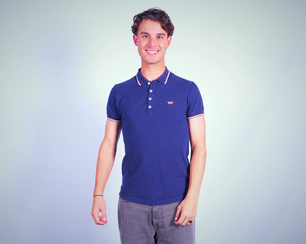 Diesel Blue Polo Shirt S