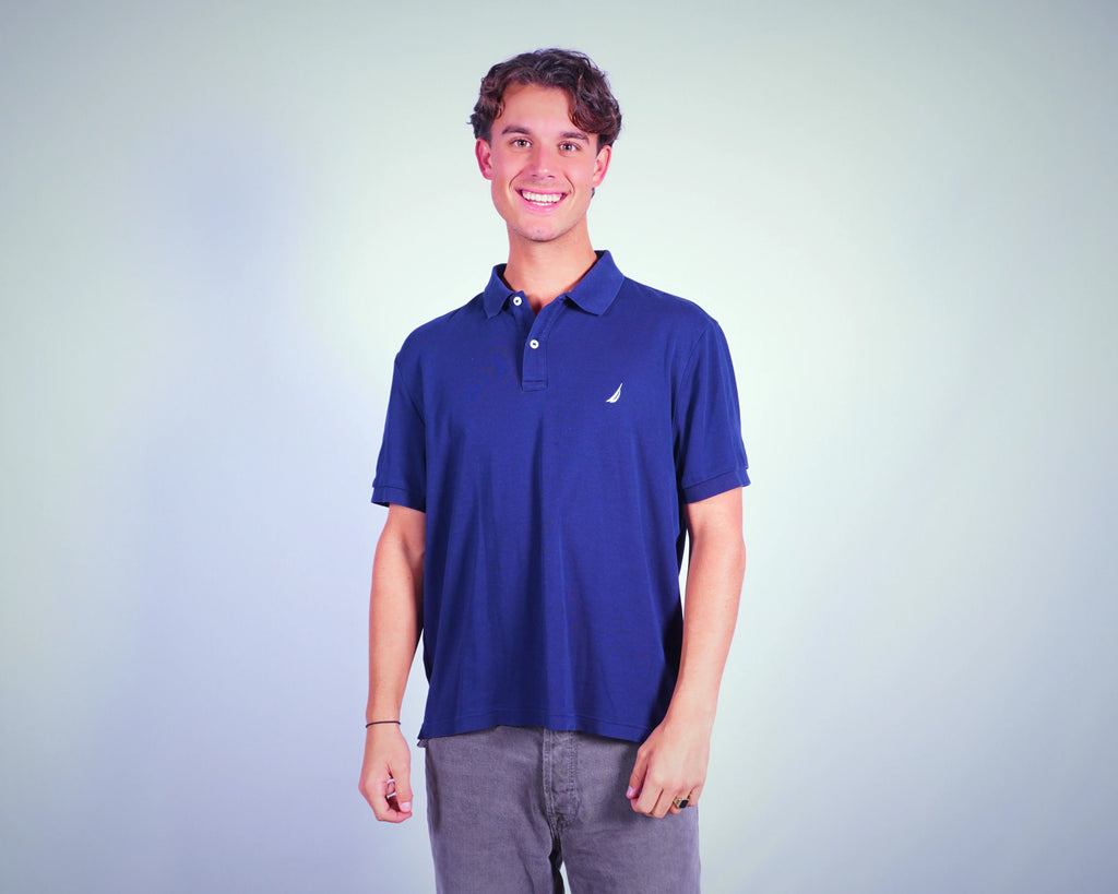Nautica Navy Polo Shirt M