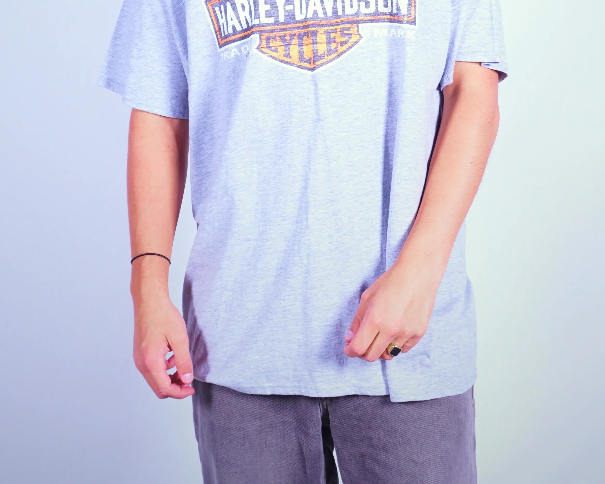 Harley-davidson Grey T-shirt XL